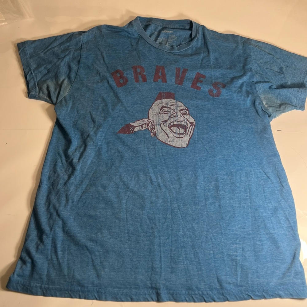 Vintage Men’s Atlanta Braves Baseball Wright Ditson T-Shirt Large